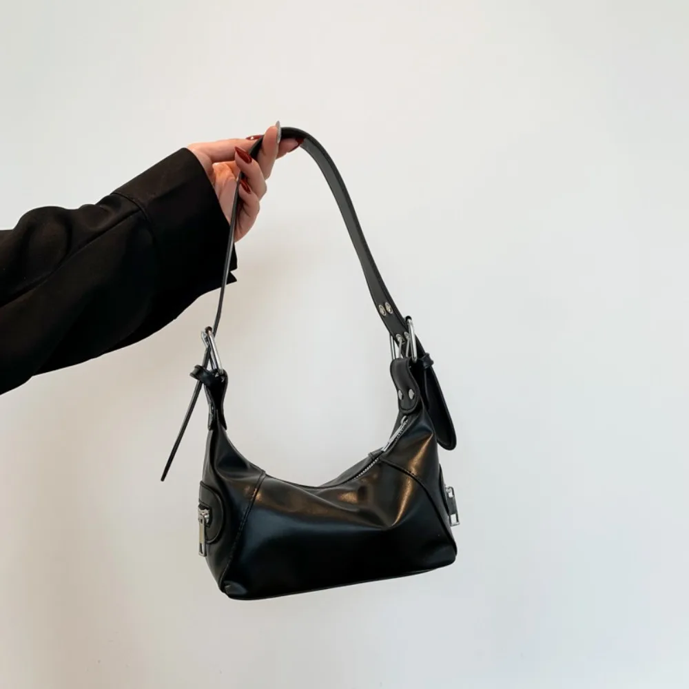 

Hot Sale Large Capacity Saddle Bag Casual Trendy Shoulder Bag Retro Handbag Lady