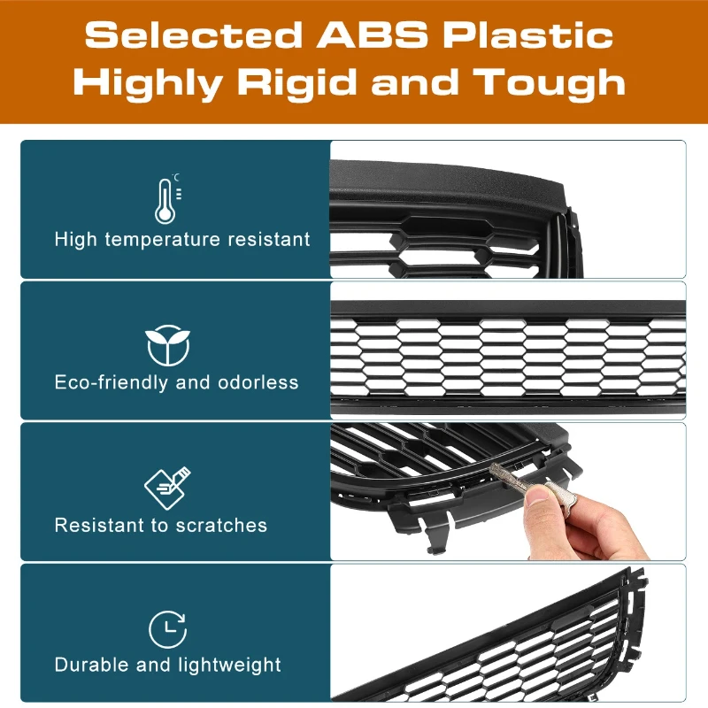 3X المصد الأمامي السفلي مركز مصبغة ترقية مجموعة لشركة فولكس فاجن بولو 6R 2009 ~ 2014 الضباب مصباح غطاء مصبغة الضباب ضوء الشواية اكسسوارات السيارات