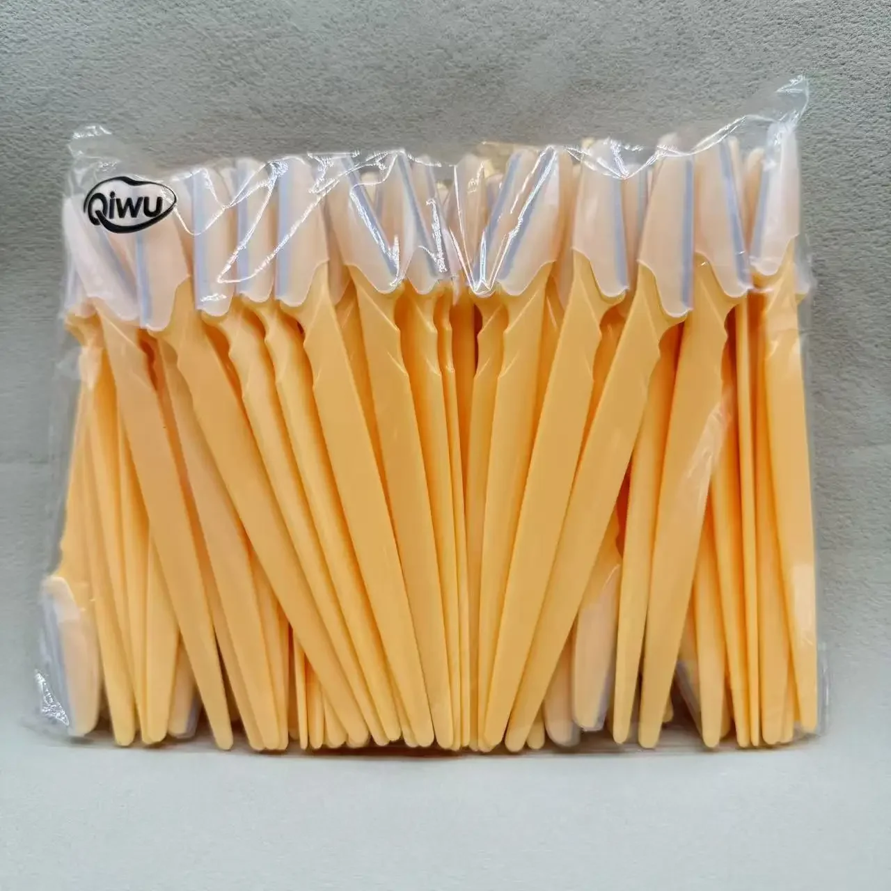 100pcs/bag  Eyebrow Trimmer Knives Portable Face Razor Hair Remover Eye Brow Trimming Shaping Epilation Hair Shaver Blades