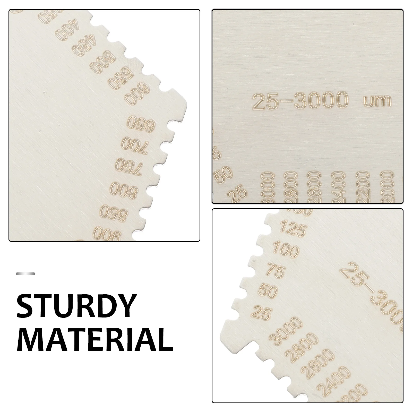 

Wet Film Thickness Gauge Stainless Steel High Accuracy Coating Measurement Tool for Painting Automotive Sheet Metal Applications