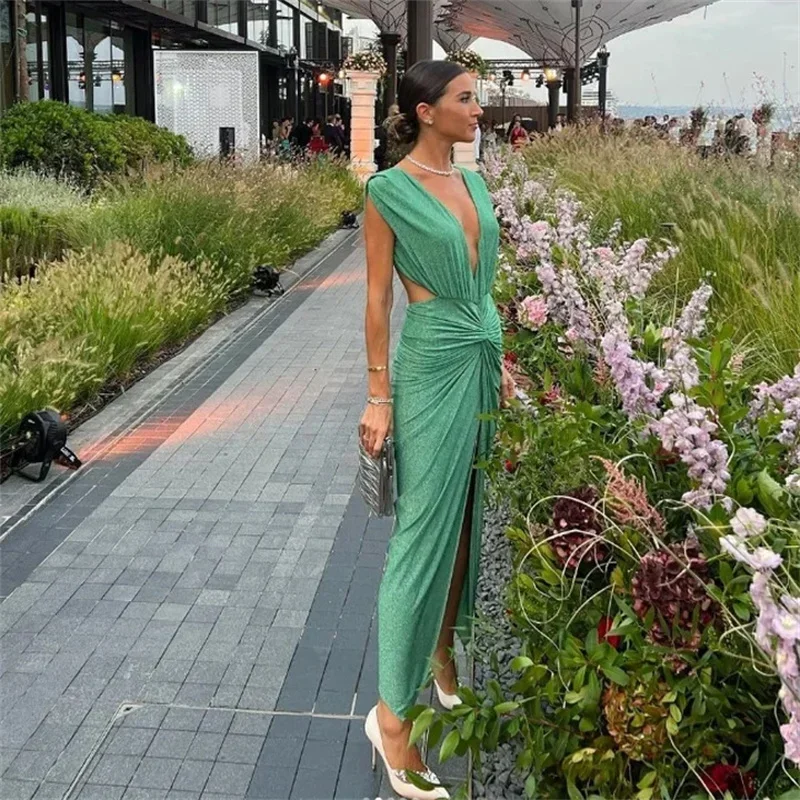 

2025 женский блестящий купальник с v-образным вырезом и накидкой с открытыми плечами, боди для похудения, шикарная пляжная одежда, сексуальный купальник, купальный костюм