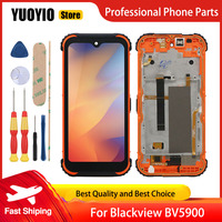 YOUYIO New Touch Screen LCD Display For Blackview BV5900 Phone Digitizer Assembly With Frame Replacement Parts+Disassemble Tool