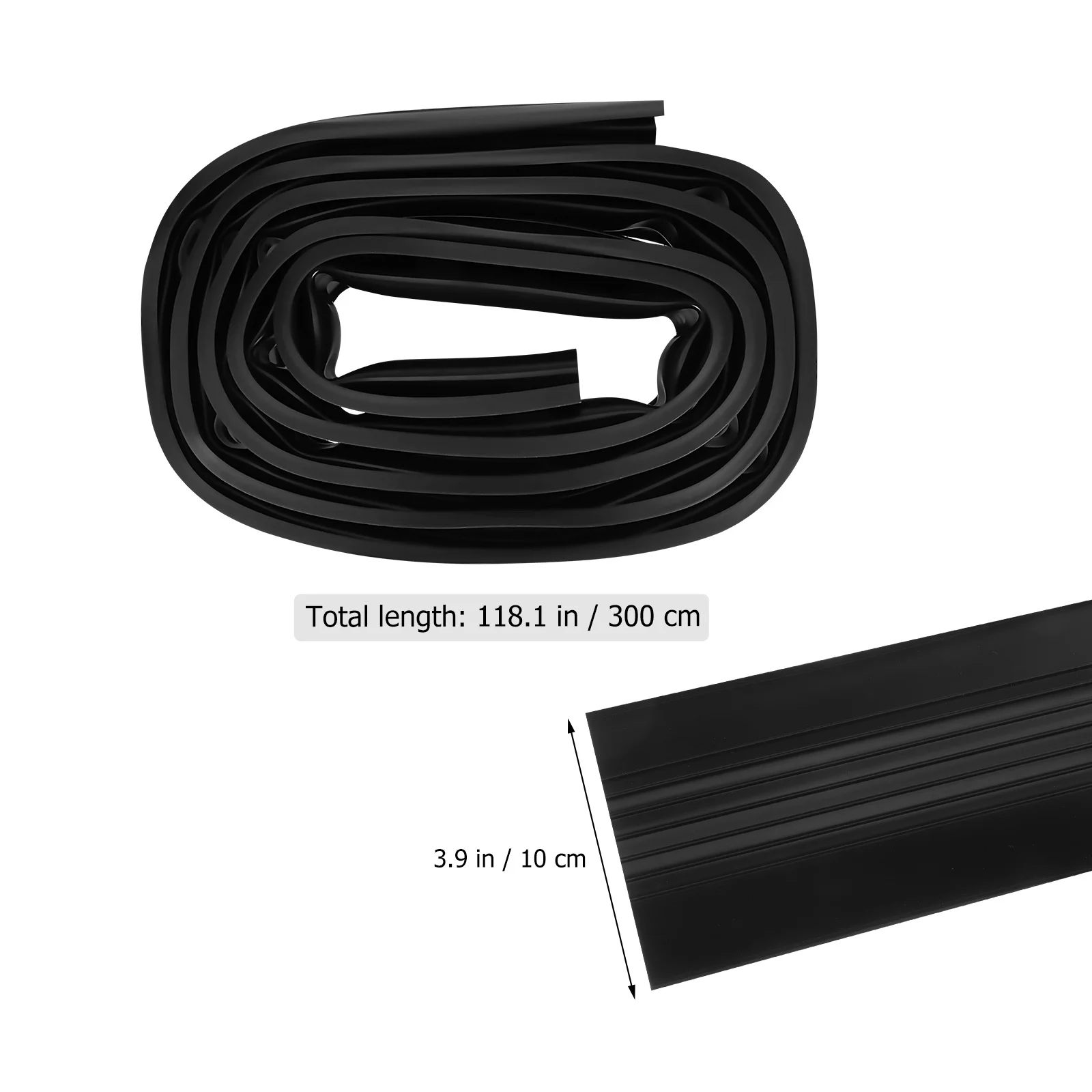 1 لفة باب المرآب أسفل شريط عازل Epdm مانعة لتسرب الماء عتبة طوقا لعزل الفجوة عازل للصوت حماية مقاومة للماء