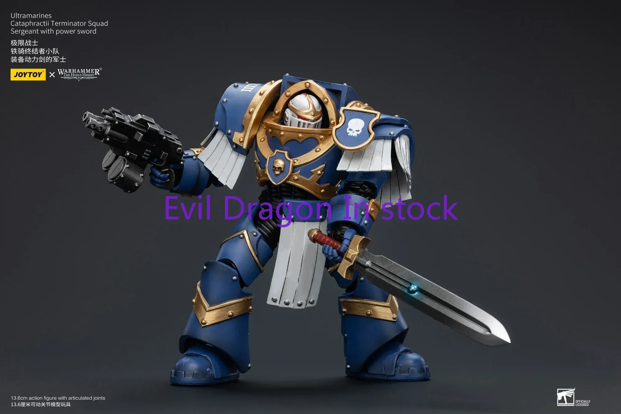 JOYTOY 1/18 Figura de ação The Horus Heresy Ultramarines Cataphractii Terminator Squad Anime Modelo Toy