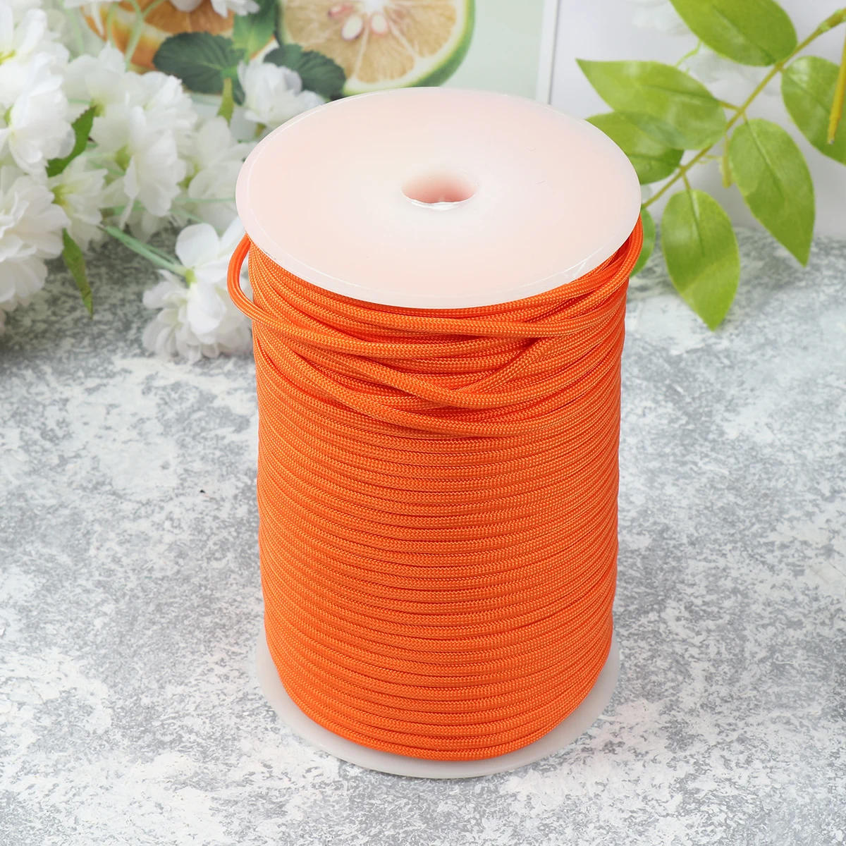 

100 Rope Climbing Auxiliary Cord Safety Sling Suspenders Orange Rappelling