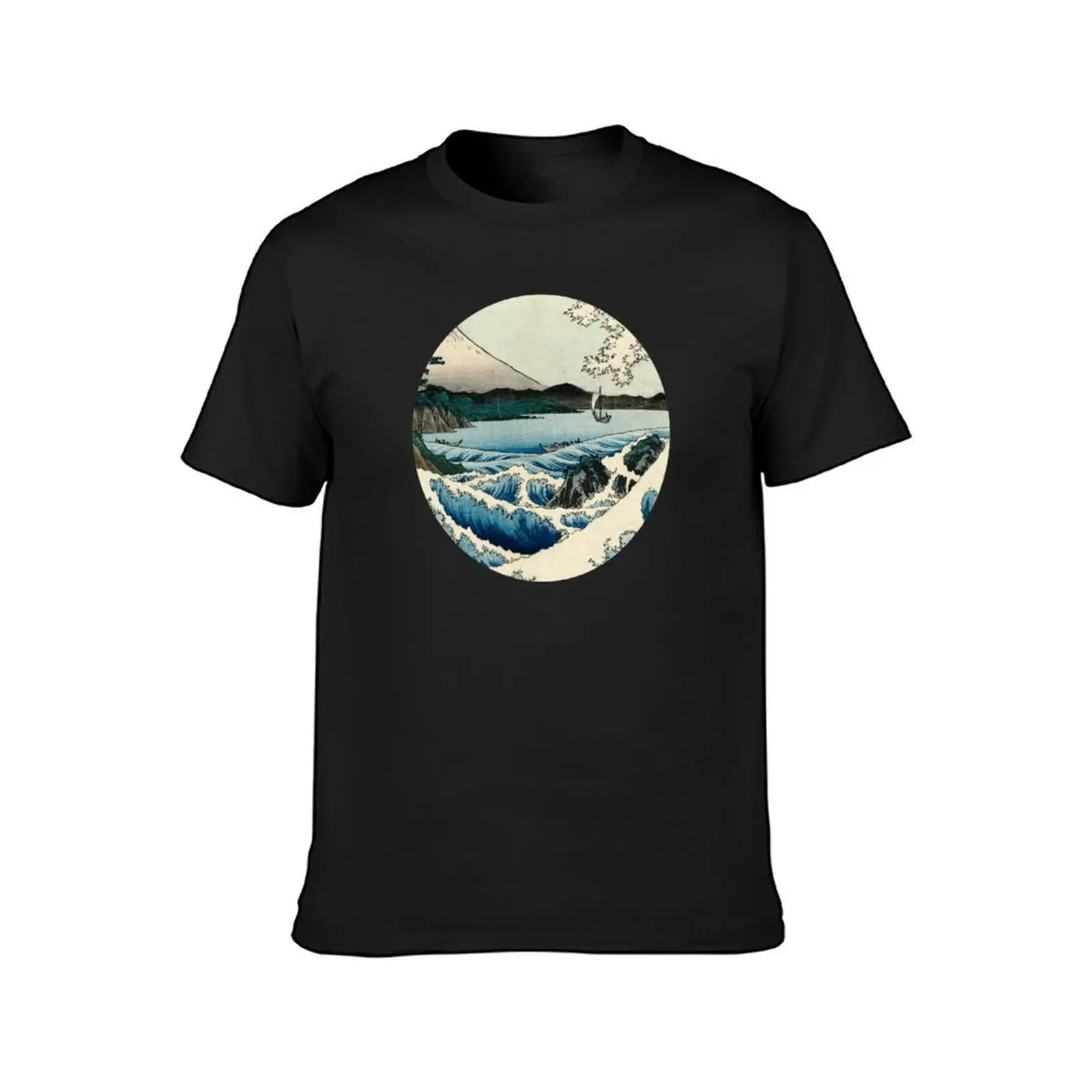 Hiroshige - The Sea off Satta T-Shirt shirts graphic tees Aesthetic clothing mens graphic t-shirts