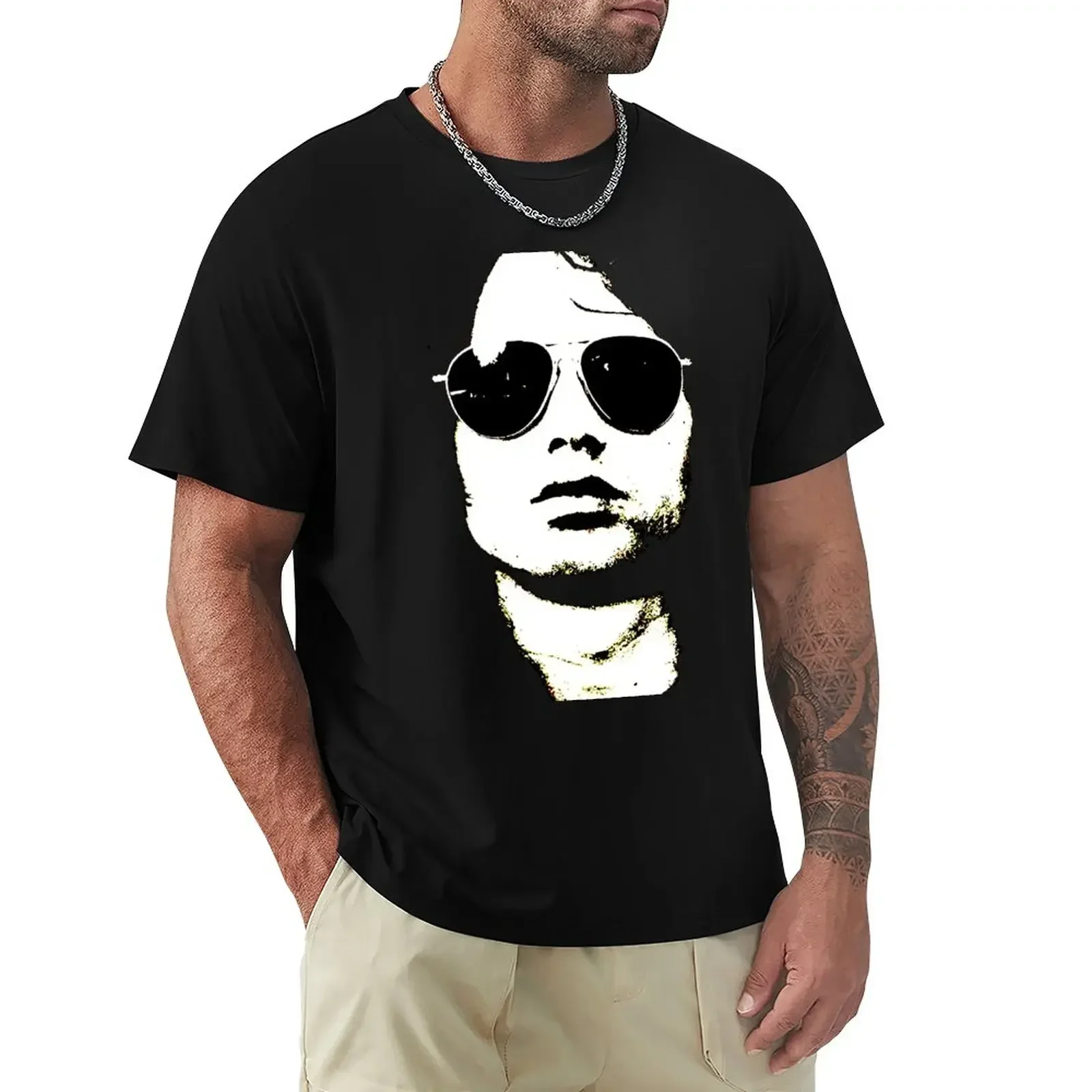 

Jim Morrison Glasses T-Shirt graphic tee shirt shirts graphic tees vintage graphic tee plain t shirts men