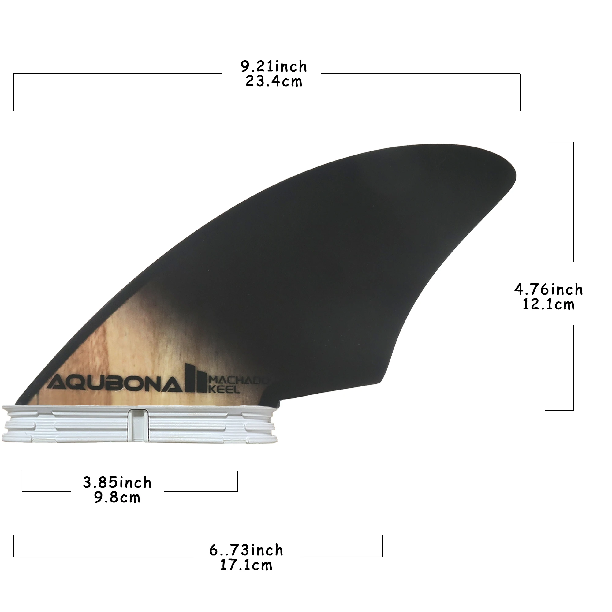 Twin Keel Fins Single Tab Dual Tabs II Fins Surfboard Fins Twin Fin Fishtail Surfboard Fins Twin Keels – Smooth Fiberglass Flex – Detail 3
