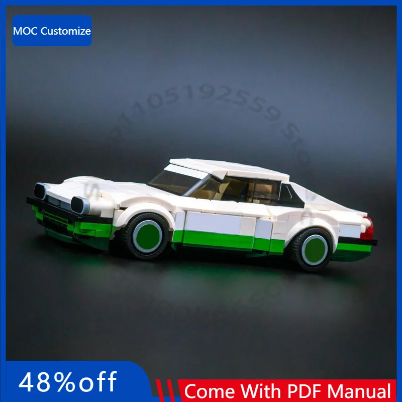 

415 PCS Speed Hypercar XJS Trans-Am MOC Customize Modular Building Block Kids Technology Model Popular DIY Boy Festival Toy Gift