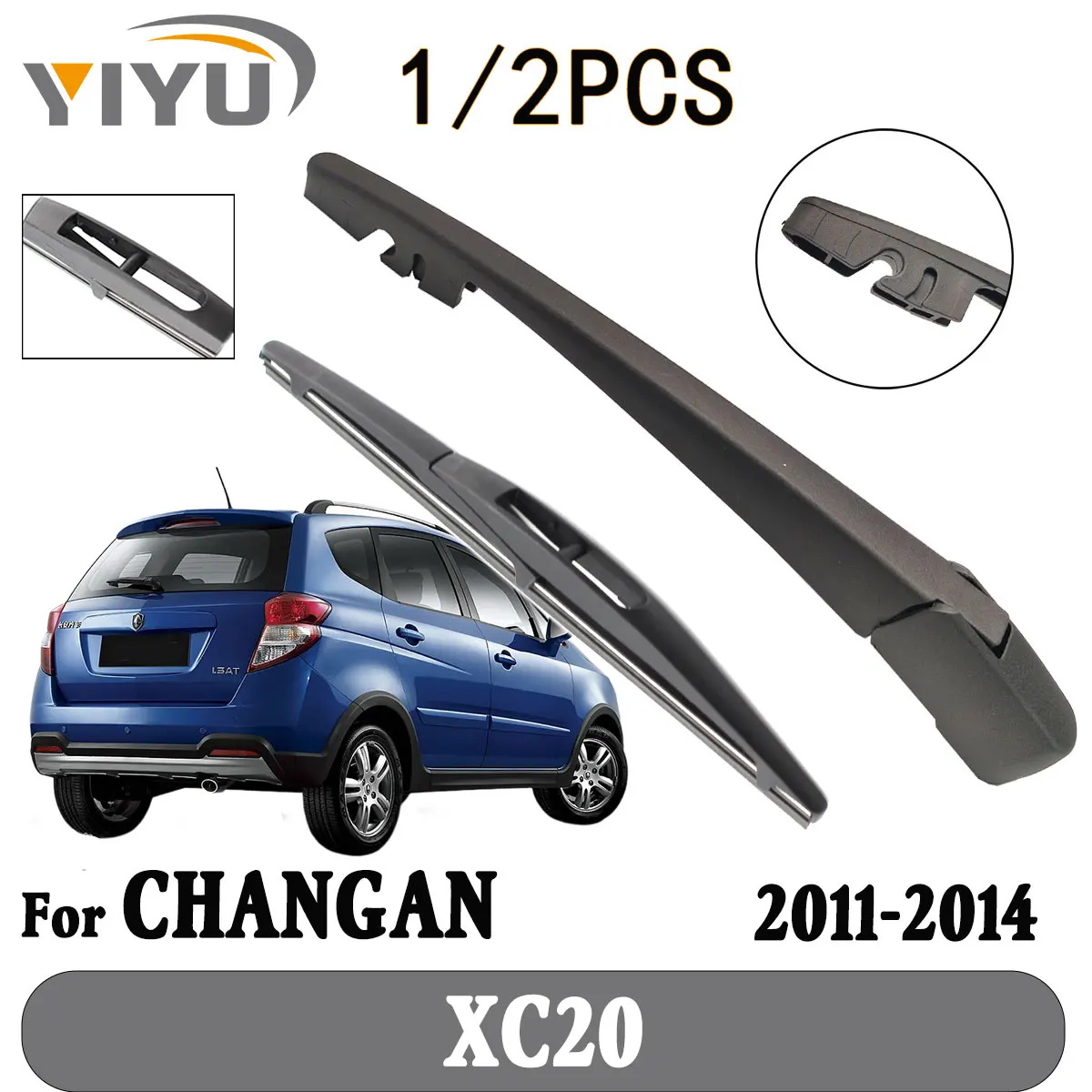 

1/2PCS Rear Wiper Blade Wiper Arm Windshield Windscreen Clean Tailgate Window Car Rain Brush For CHANGAN XC20 2011--2014