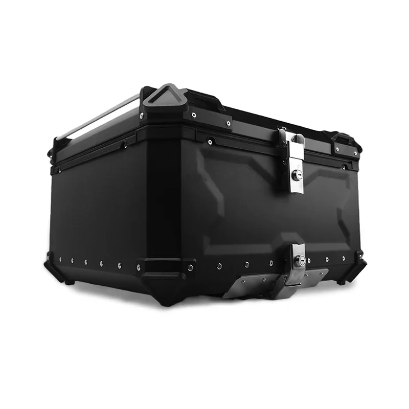 

black silver 25L 35L 45L 55L 65L 80L 100L luxury top box motorcycle tail box top case motorcycle accessories