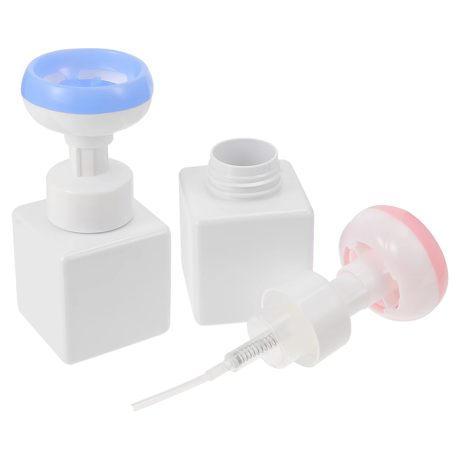 

2pcs Foam Bottle Shampoo Travel Small Lotion Shower Gel Body Wash Sub Frothing Dispensers Reusable PET Environmentally Friendly