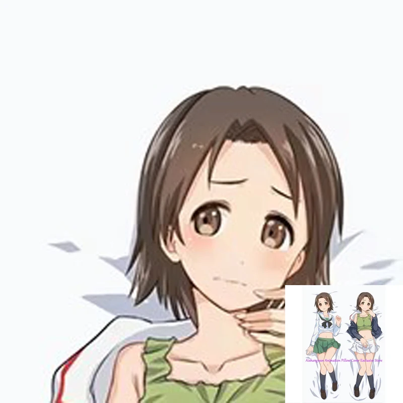 

Dakimakura Anime Pillow Cover Azusa Sawa Sided Print 2Way Cushion Bedding Festival Gifts Gifts