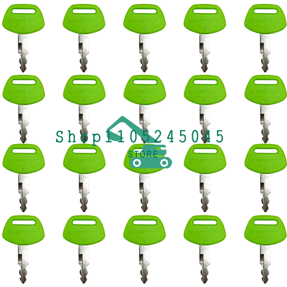 20PCS Brand New Sumitomo Excavator Keys SH130 200 210 240 350 360A5 -6 Start Ignition Switch Key