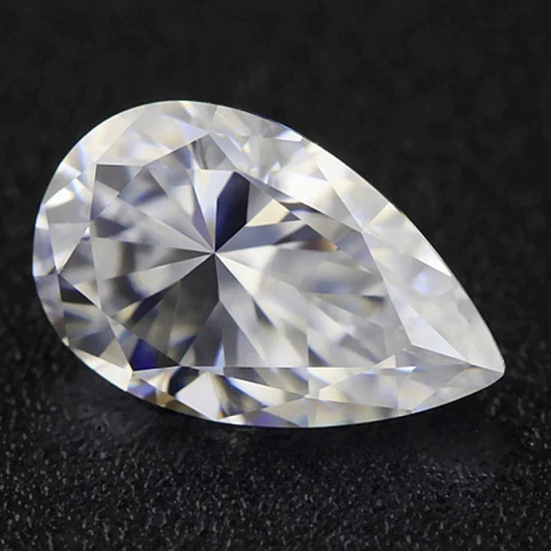 

GRA Moissanite pear shaped large size 3ct -6ct