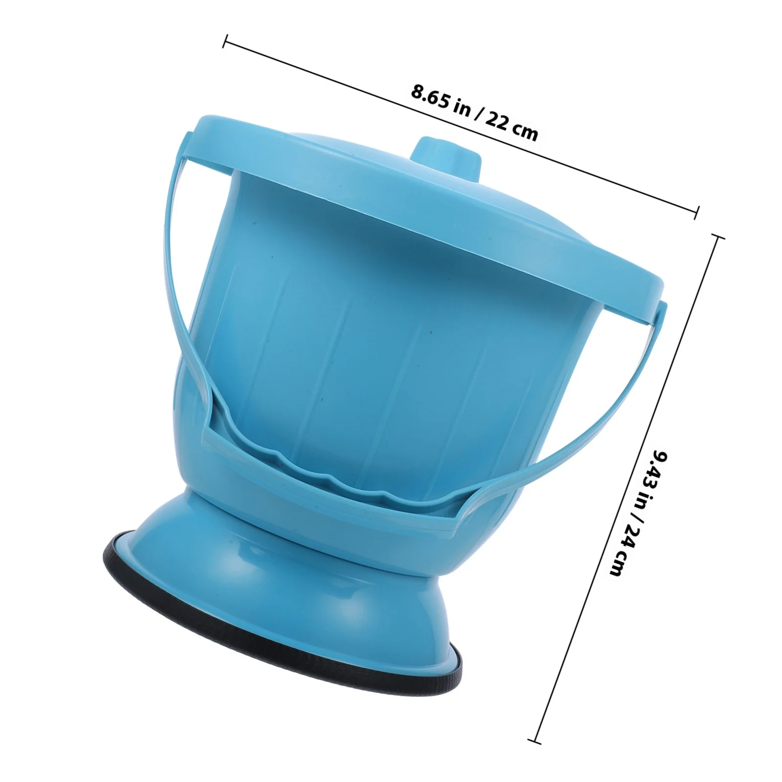 1 قطعة مبصقة بلاستيكية مع غطاء سرير مدمج للاستخدام الليلي جامع البول المحمول لكبار السن سهل