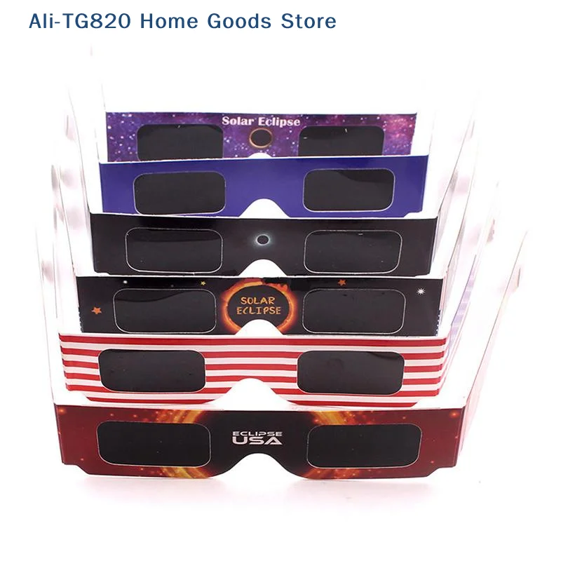 [TG820]5/10pcs Solar Eclipse Glasses Direct Sun Viewing Solar Eclipse Glasses Protect Eyes Total Partial Eclipse Glass