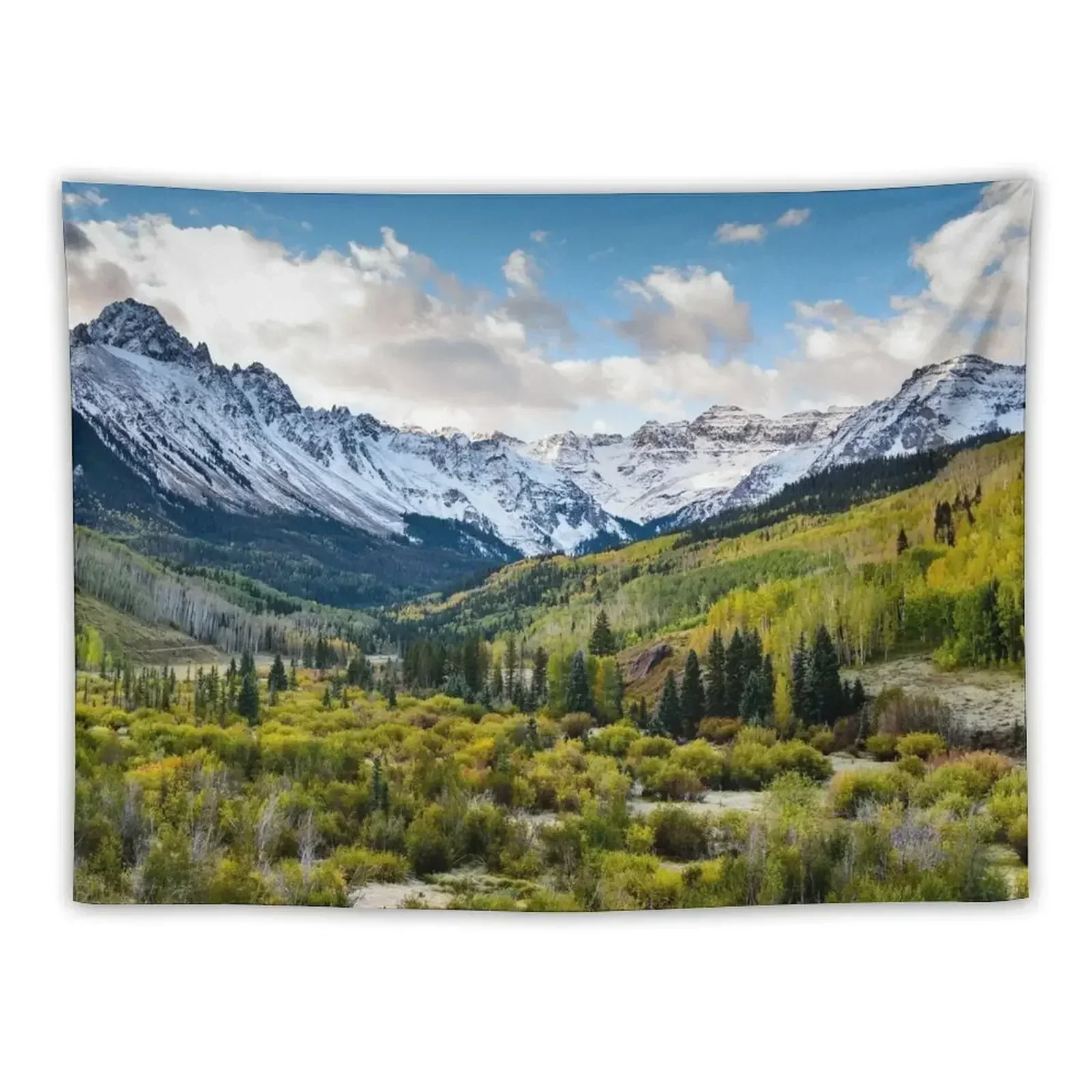 

The Scenic San Juan Mountains of Colorado in Autumn Tapestry House Decor Aesthetic Room Decor Tapestry