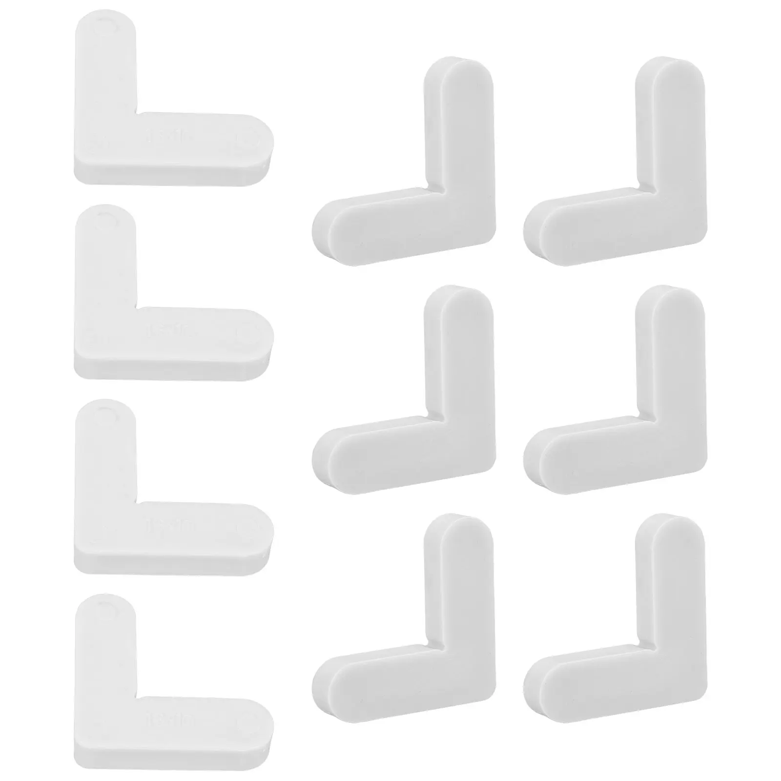 

10pcs Screen Frame Corner Brackets Nylon L Bracket Fixed Angle Window Repair Kit Sturdy Replacement Corner Braces for Door