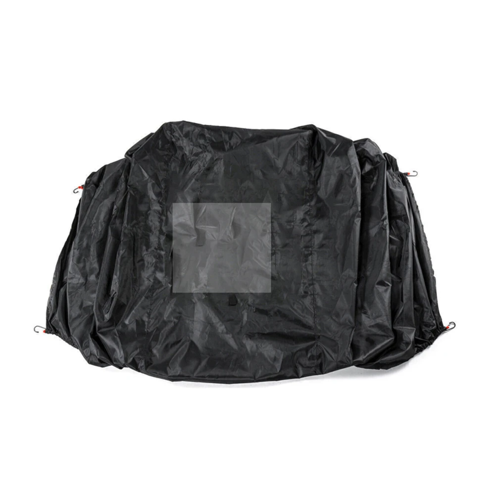 DWCX Campervans Caravan Motorhome Rear Waterproof Black 210D Extra Strong Bike Bicycle Cover Up to 2-3 Bikes