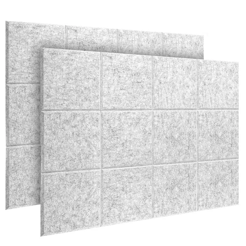 24 Pcs Acoustic Panels,Sound Proof Padding,Soundproofing Foam,Acoustic Treatment For Homes&Offices,30X30X0.9CM