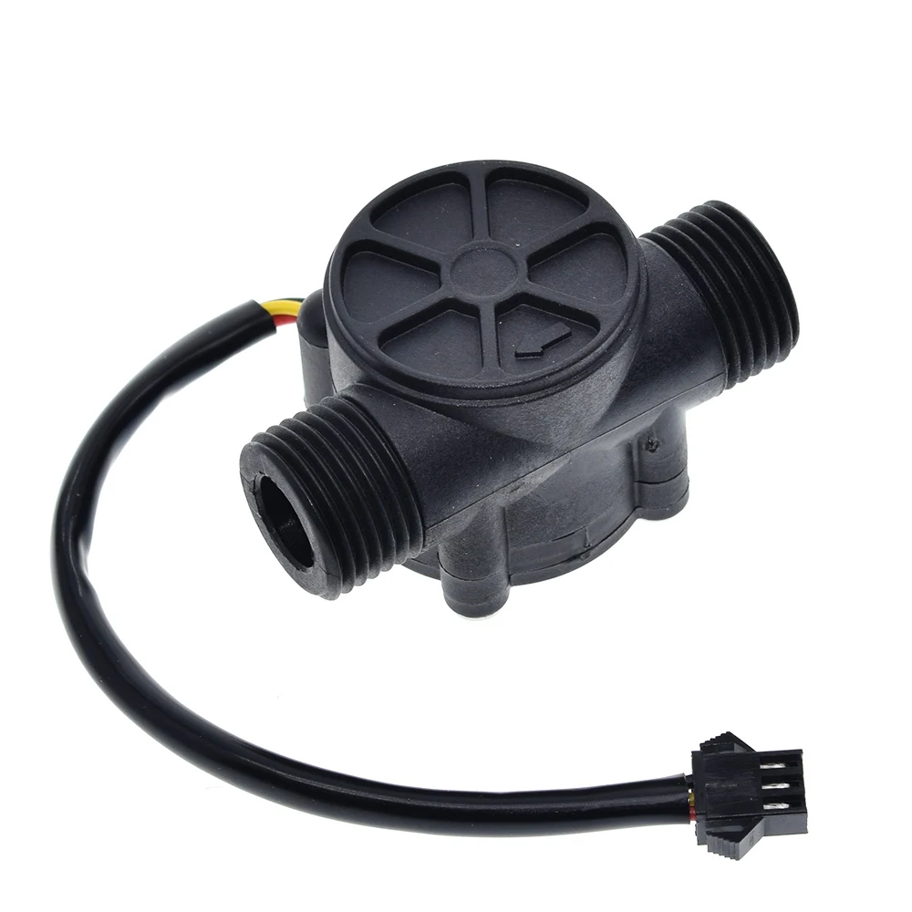 TZT Water flow sensor flowmeter Hall flow sensor Water control 1-30L/min 2.0MPa YF-S201