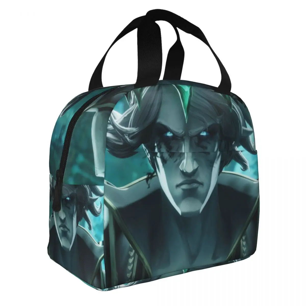 League Of Legends Ruined King Game Lunch Bento Bags Portable Aluminum Foil thickened Thermal Cloth Lunch Bag for Women Men Boy