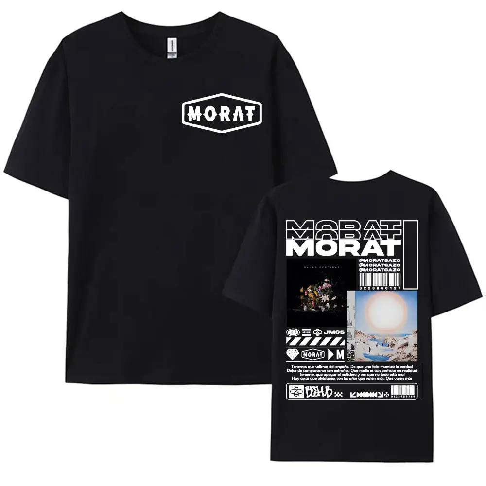 Rock Band Morat Album Graphic T-shirt for Men Hip Hop Style Fashion Vintage T Shirts Unisex Harajuku Casual High Quality T Shirt