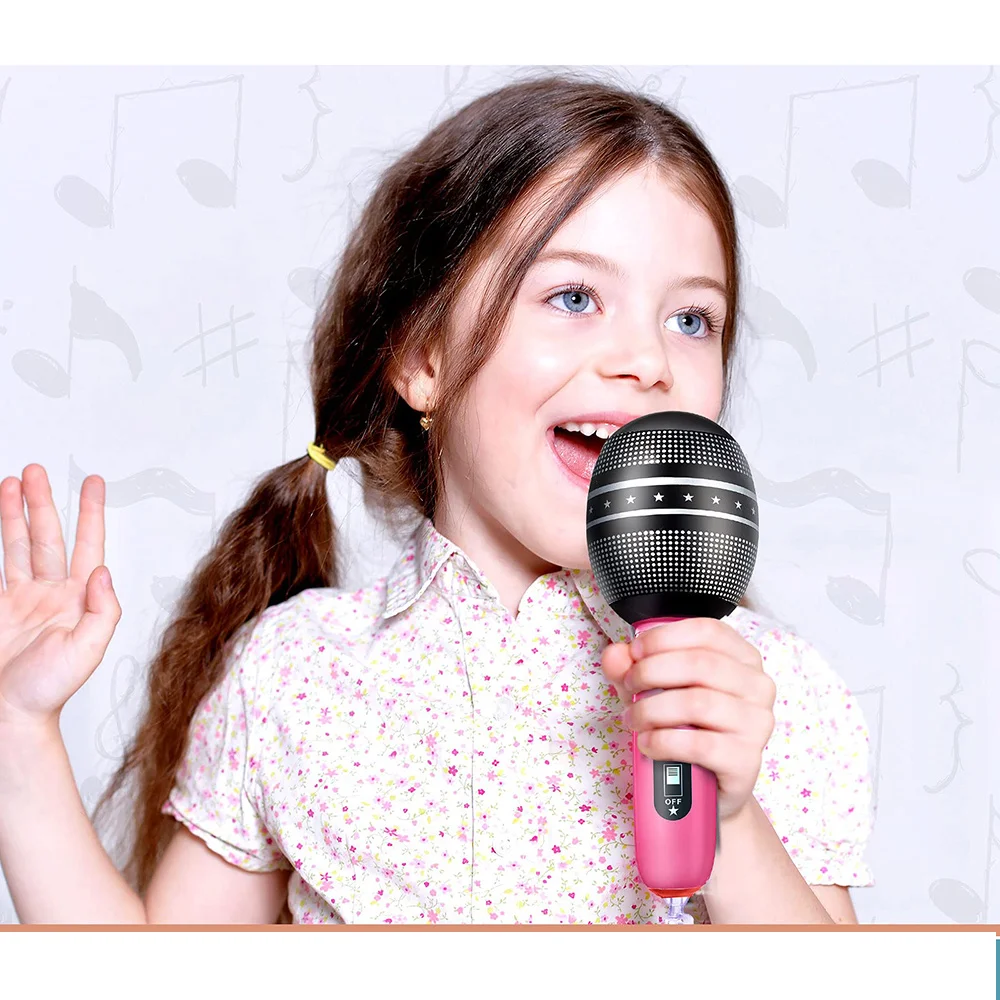 8 Pcs Disco Birthday Decoration Inflatable Microphone Saxophone Neon Color Shutter Glasses 80s 90s Party Adults Teens Favors view 4