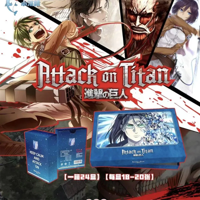 2023 New Anime Attack On Titan Chainsaw Man Collection Card TCG Playing Game Rare Card Family Table Toys Kids Gifts Toy