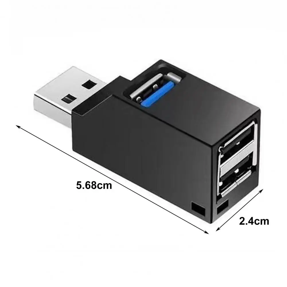 Super Speed Usb Hub Portable Usb 3.0 Hub with 3 Ports for High Speed Data Transfer Wireless Usb Expander for Plug