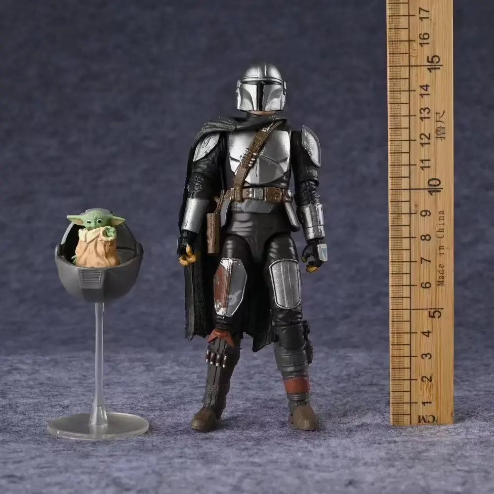 Boxed 20CM 2026 New Anime Star Wars Grogu Baby Yoda Kawaii Q Version Figure PVC Model Toys Doll Ornament Gifts - view 5