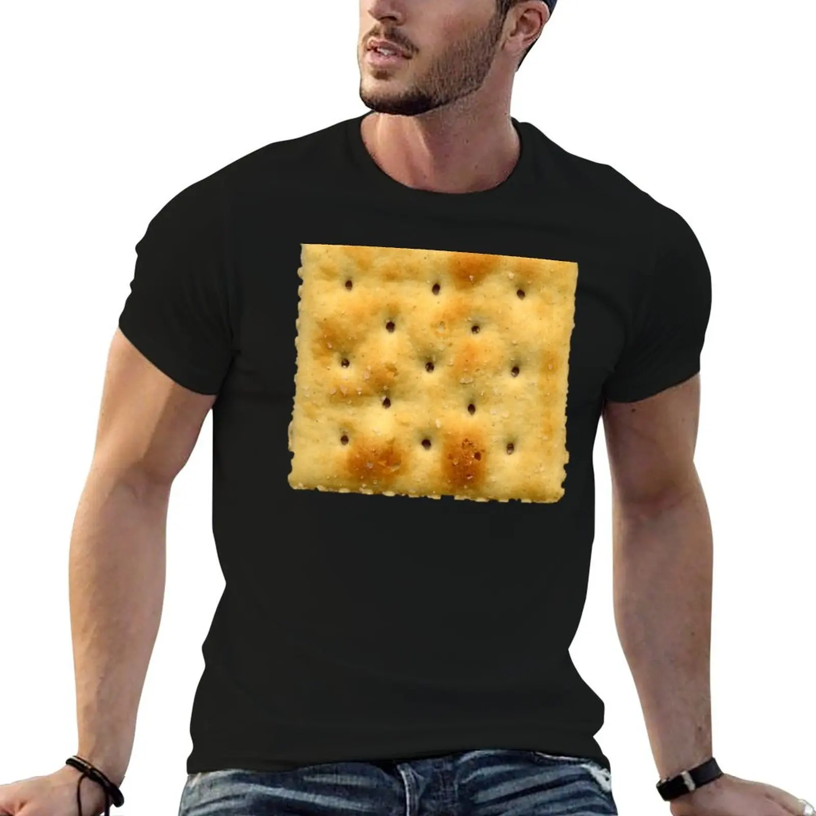 

man shirts Saltine t cotton man Soda Cracker shirt t man for shirt T-Shirt White t cotton graphic
