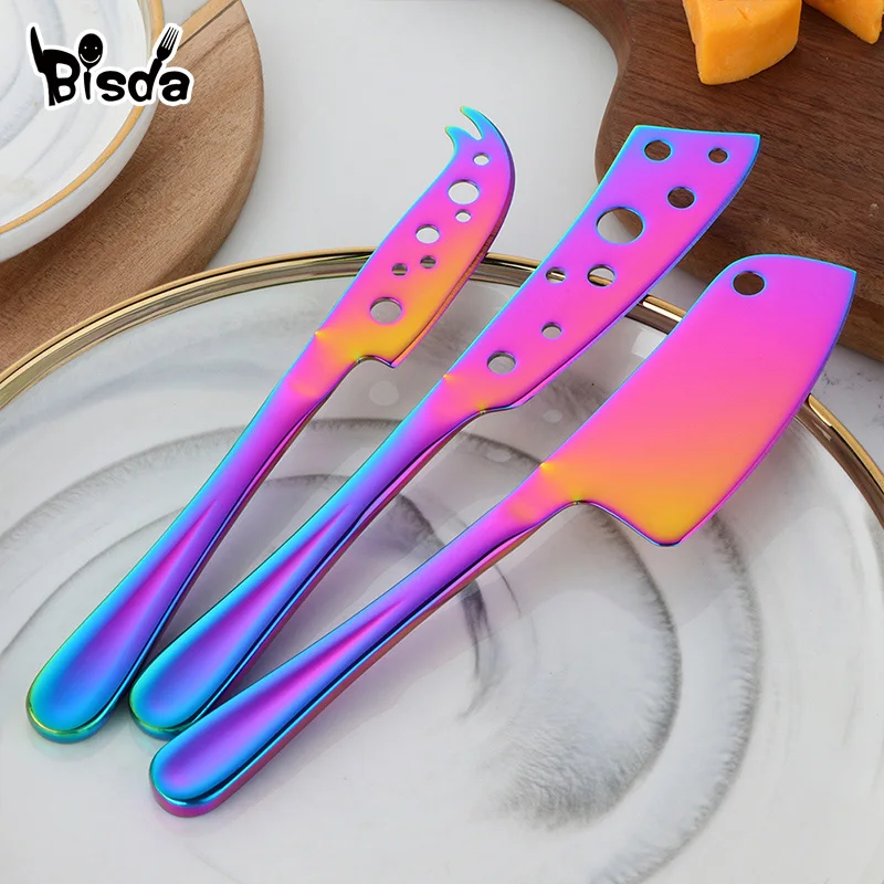 1PC Cheese Tool Cheese Slicer Cutter Knife Fork Creative Cheese Graters Kitchen Baking Tools Cake Pizza Spatula Butter Knife