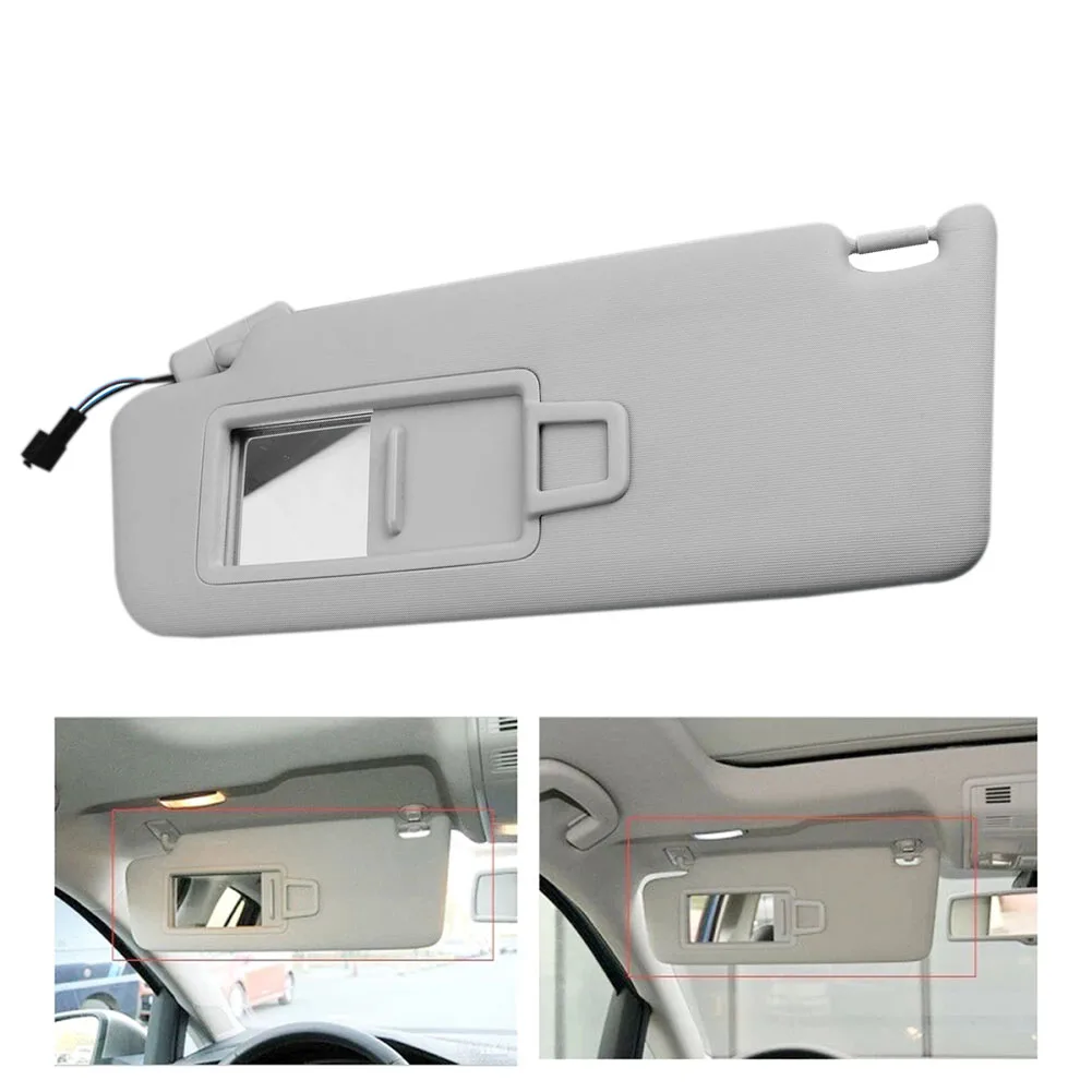 5GG857552 Car Sun Visor Panel with Makeup Mirror for Golf 7 Jetta MK7 T-Cross P at B8 CC E-Golf T-Roc Right