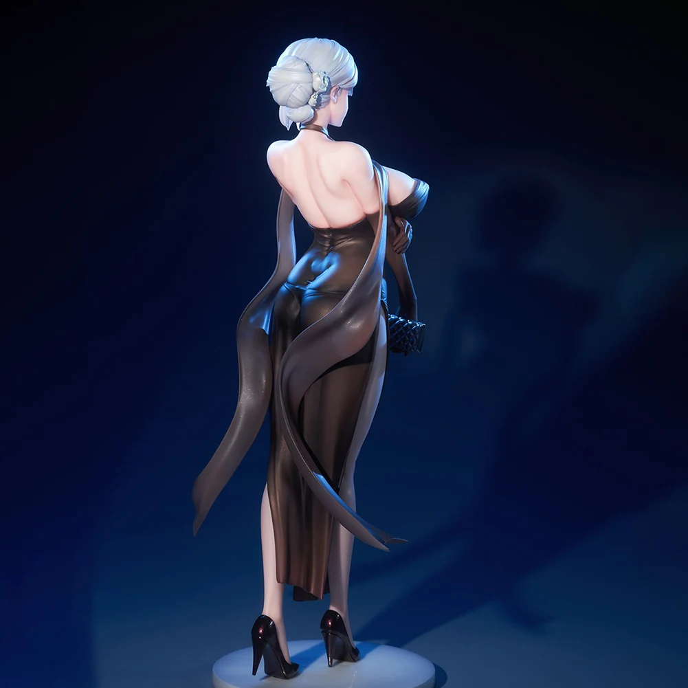 

Оригинальная иллюстрация, фигурка жены, фигурка стоячей осанки, полное платье, фигурка жены, модель из ПВХ, коллекция украшений, подарки