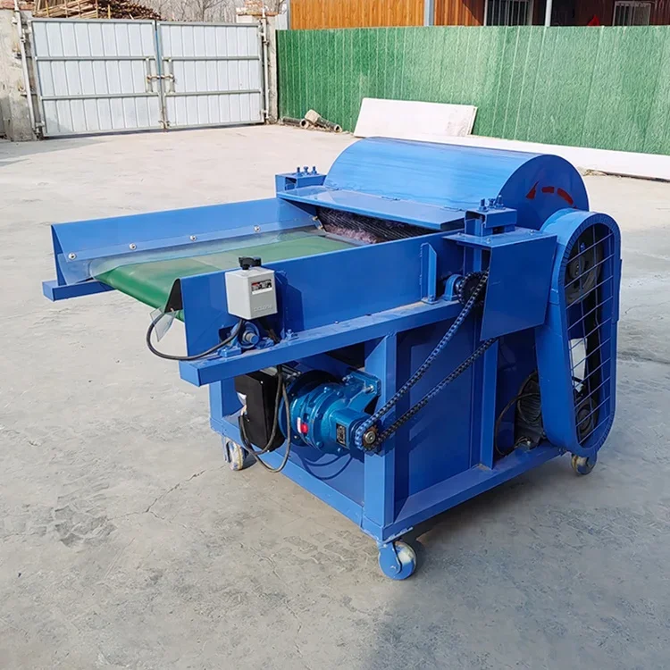 40 kg/h 380 V Silk gourd processing new cotton picker machine cotton waste opening machine jute fiber opening machine