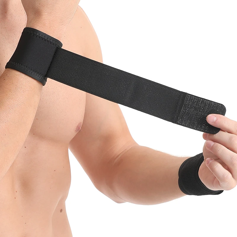 Kompressionsbandage für Sportarten: Dünner, atmungsaktiver, verstellbarer Handgelenkstützgurt – Robuster, flexibler Handgelenkschutz für das Fitness-Training – Detail 9