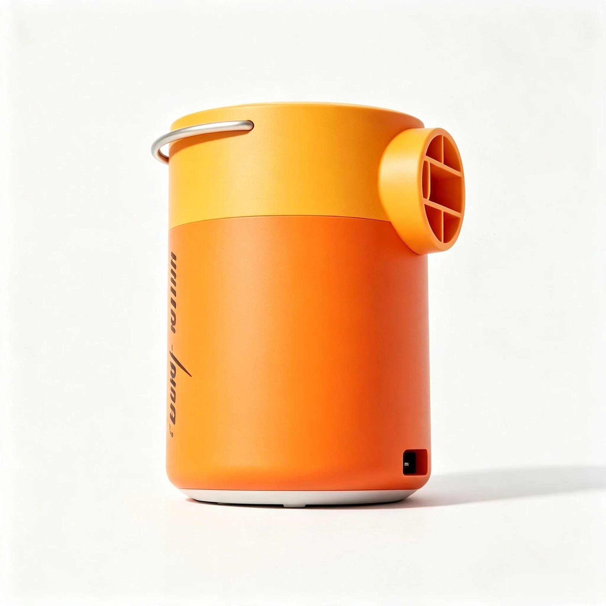 Mini Portable Air Inflator with LED Light Type-C Rechargeable Lightweight Pump for Outdoor Camping
