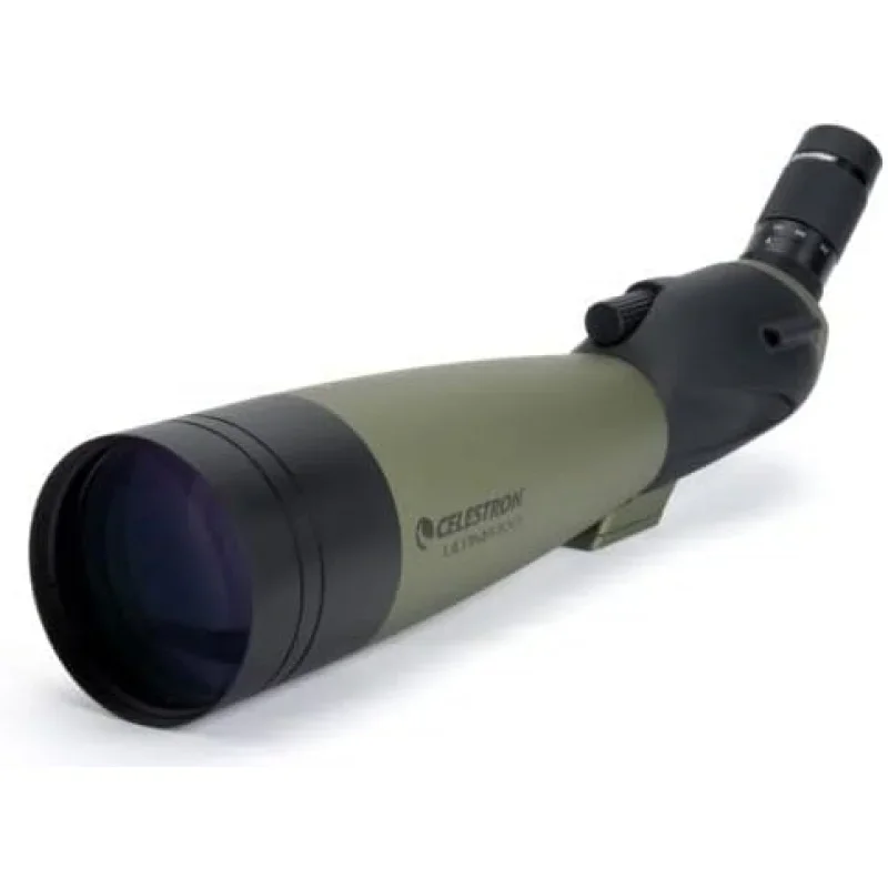 100 Angled Spotting Scope – 22-66x Zoom Eyepiece – Multi-Coated Optics for Bird Watching, Wildlife, Scenery and Hunting – Waterp