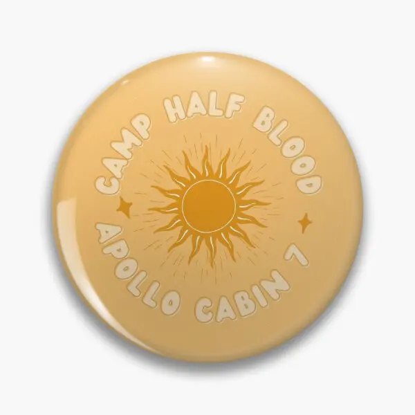 

Camp Half Blood Cabin 7, мягкая булавка на пуговицах Apollo, модная забавная креативная булавка на лацкан, женская металлическая милая брошь с героями мультфильмов, шляпа, одежда