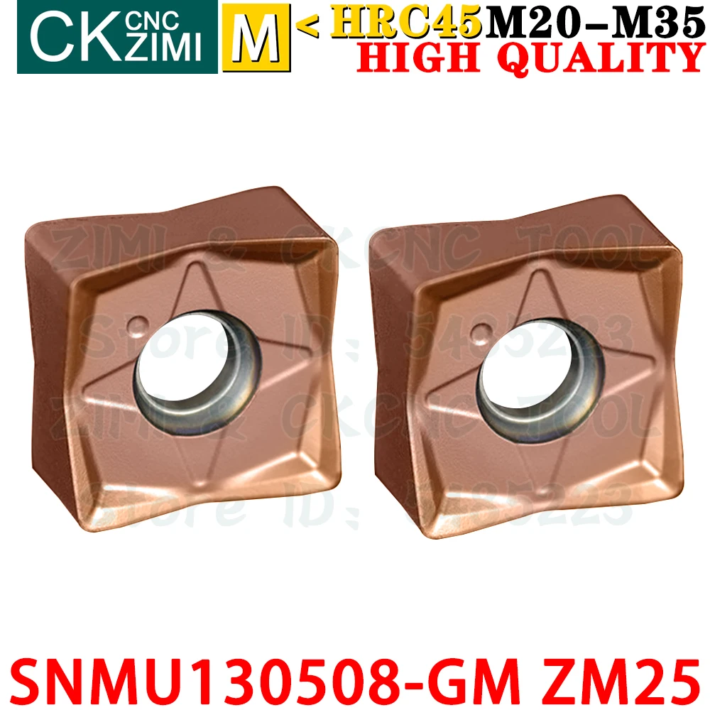 SNMU130508-GM ZM25 SNMU 130508 GM ZM25 SNMU 130508EN GM كربيد إدراج تغذية سريعة طحن إدراج التصنيع باستخدام الحاسب الآلي فهرسة أدوات تعدين القطع الثقيلة
