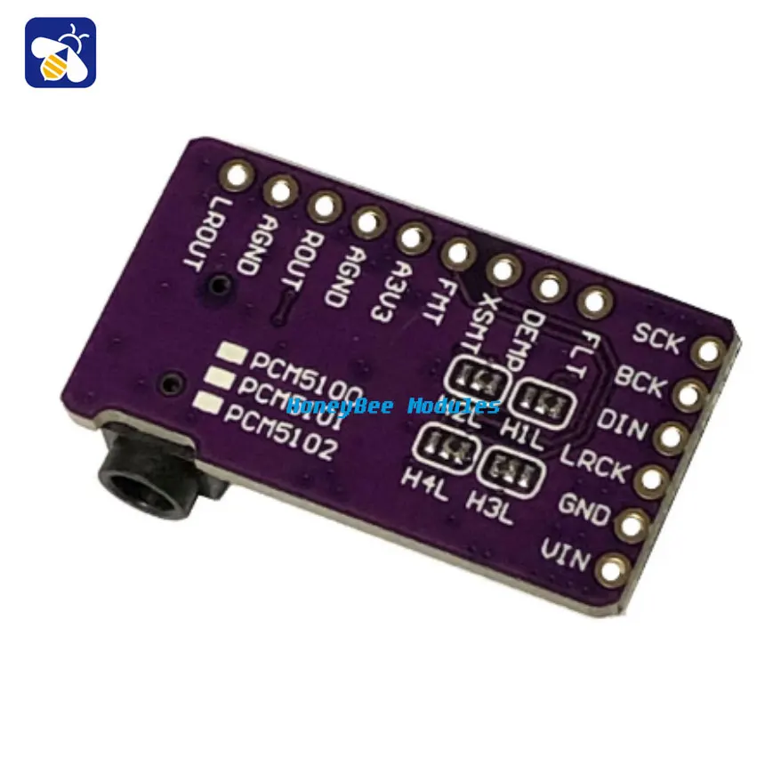 Tmall Genie Square Sugar and other smart speakers modified AUX output stereo special DAC decoder board PCM5102
