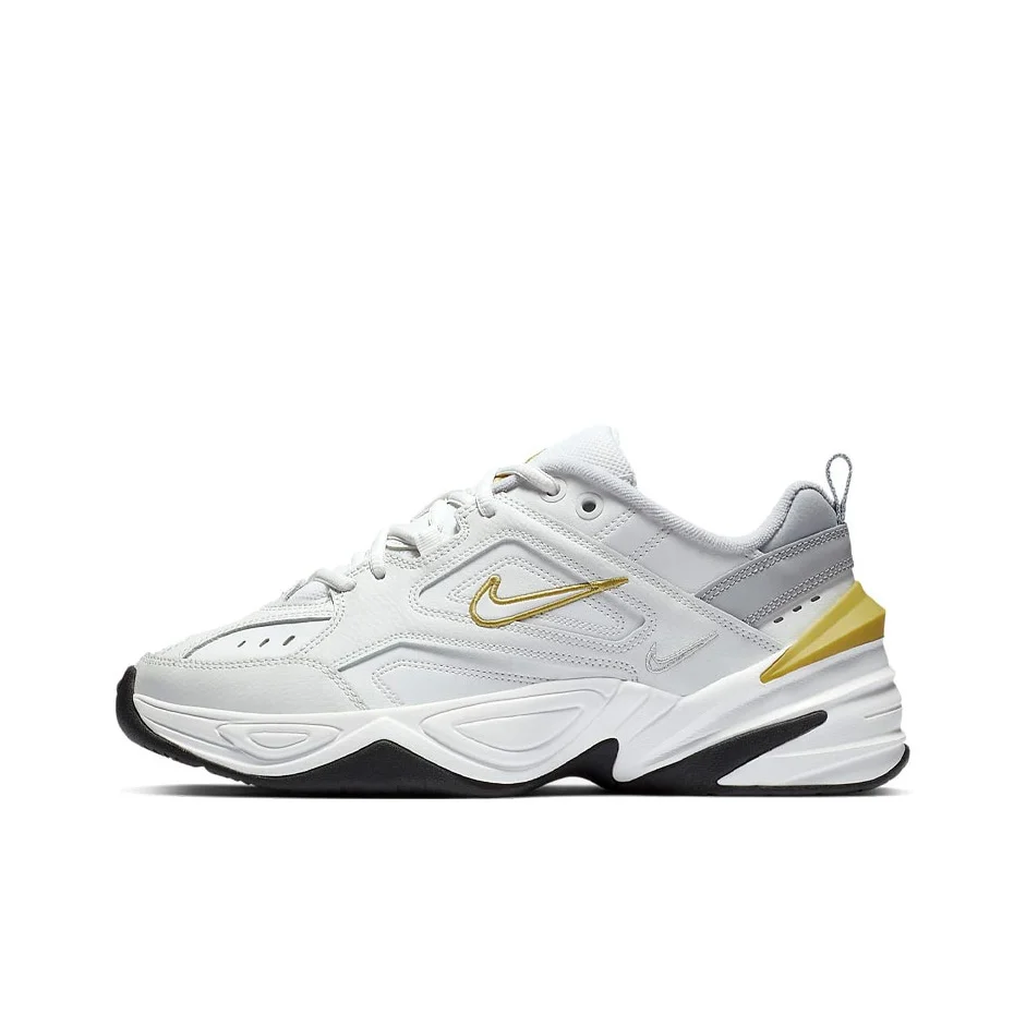 Nike M2K Tekno Chunky Sneakers Women's Low Top Yellow/White AO3108-009