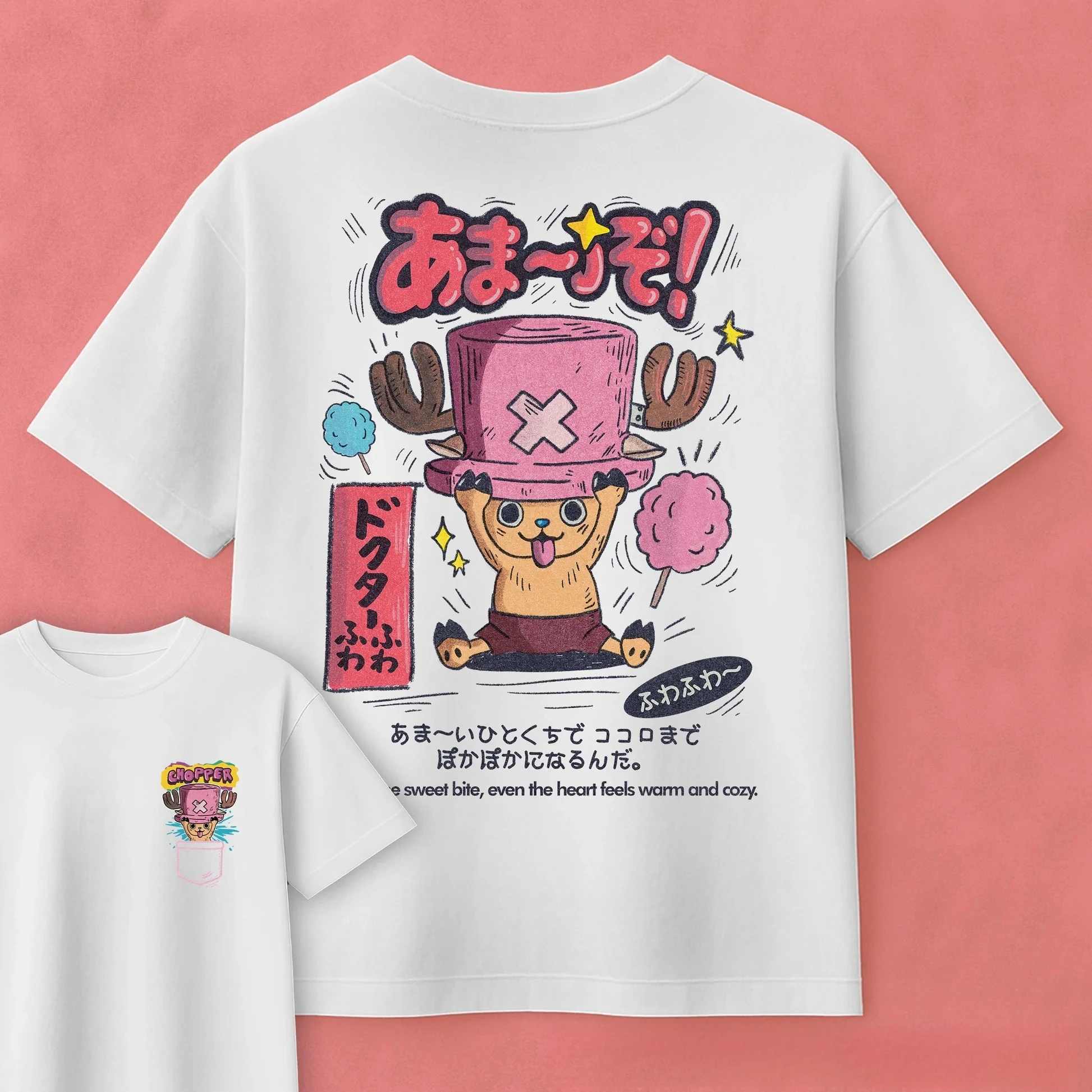 2026 Sommer One Piece Anime Tony Tony Chopper Bedrucktes Lockeres Kurzarm-T-Shirt aus Reiner Baumwolle für Kinder Trendiges Unisex Casual Y2k