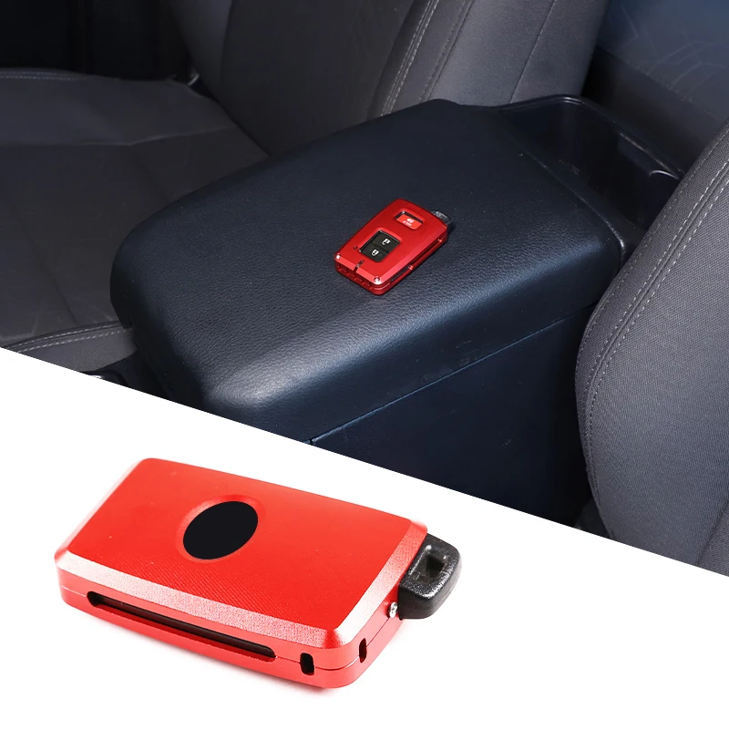 Aluminiumlegierung Autoschlüsselhülle für Toyota Tacoma 2016 2017 2018 2019 2020 2021 2022 Autozubehör