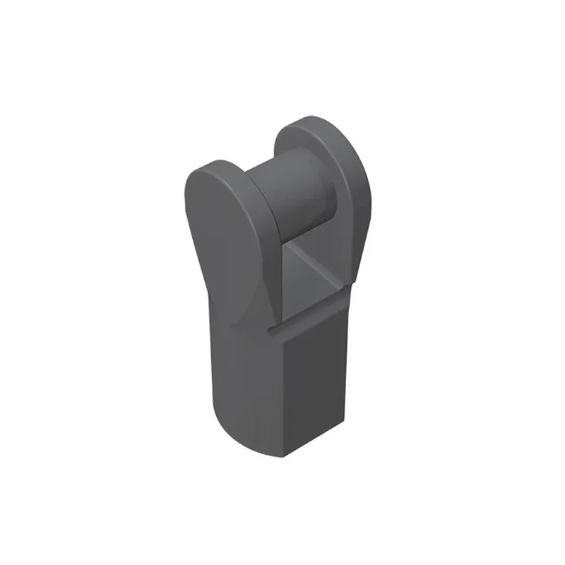 Moc 10 pçs parte tijolos 23443 barra titular com alça blocos de construção suporte conector partícula quebra-cabeça brinquedos crianças presente aniversário