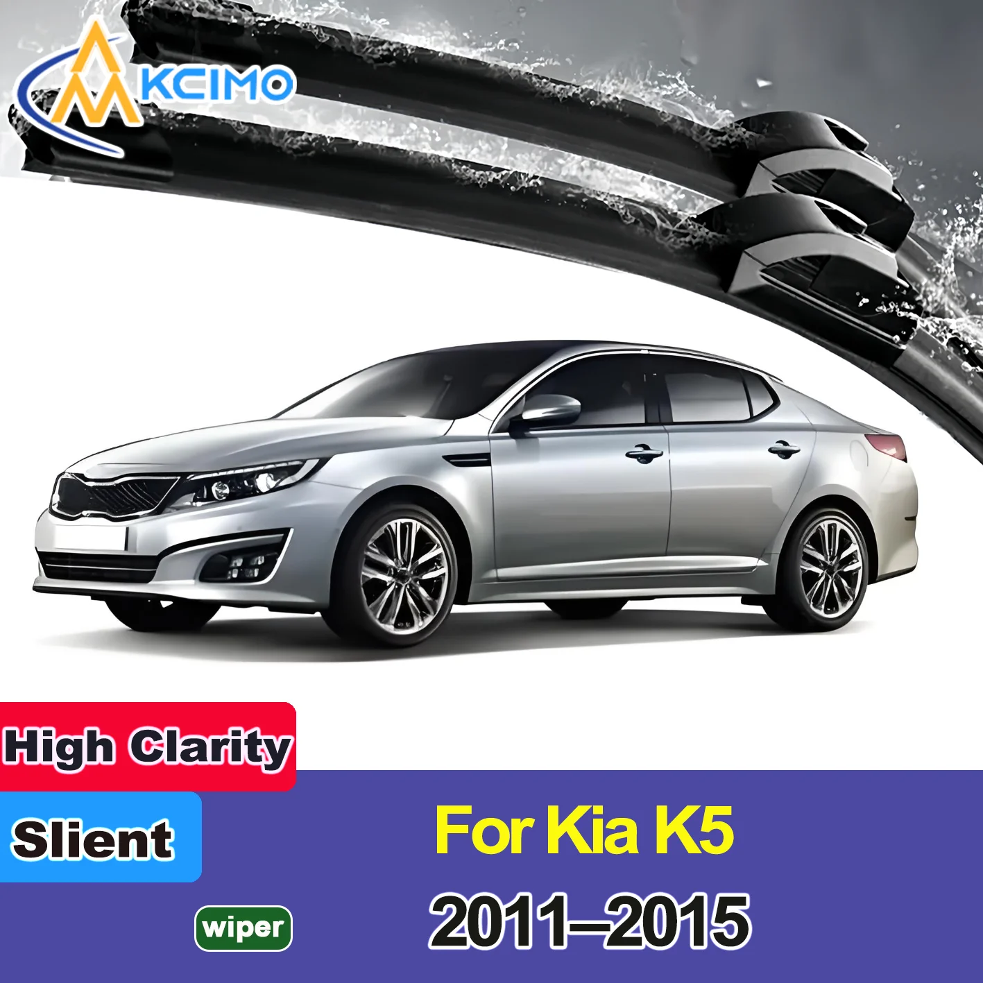 

2PCS New Front Windshield Wiper Blade for Kia K5 TF 2011-2015 Kia Optima Front Windshield Auto Wipers Blade Accessories 2015