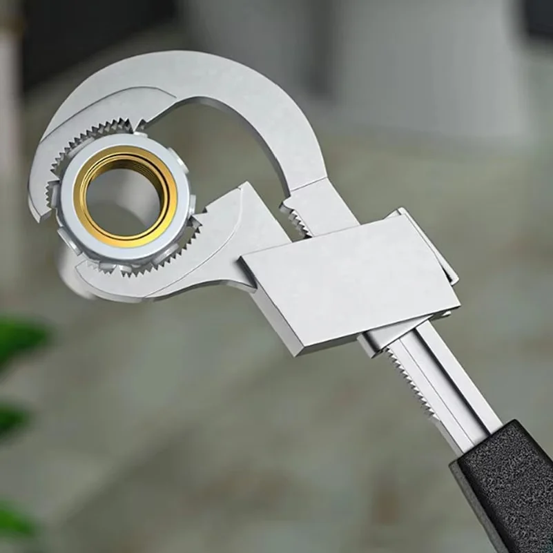 Universal Adjustable Sink bathroom Wrench multipurpose sink spanner home Plumbing bathroom Repair Hand installation Tool