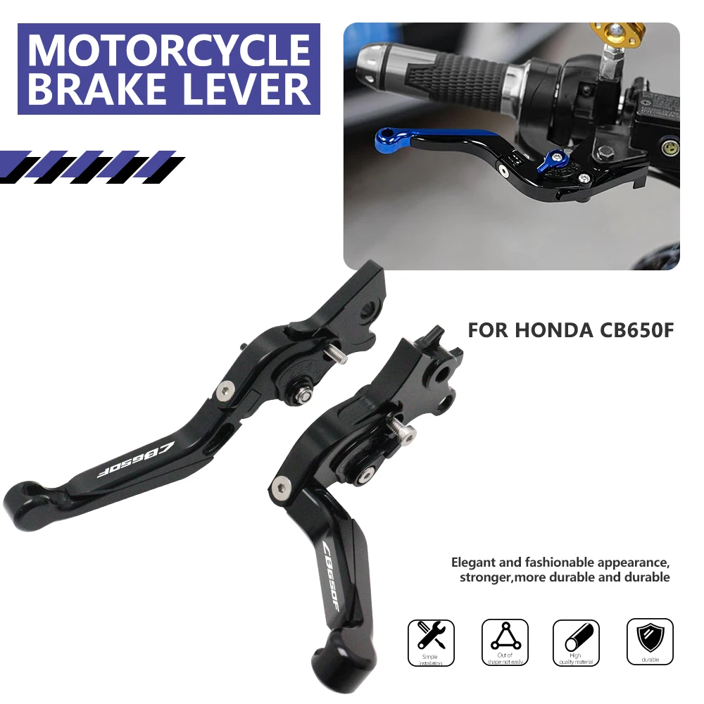 

For Honda CBR650F/A CB650F/R Brake Clutch Lever Motorcycle Accessories Aluminum Extendable Adjustable Handle Levers 2014-2022